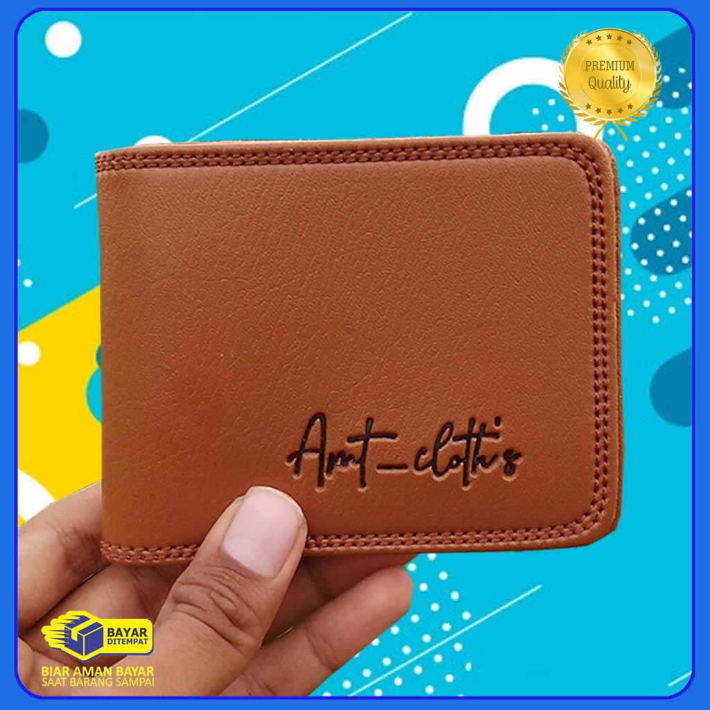 7.7 MIDYEAR SALE! Dompet Pria amt pendek Bahan sintetik distro