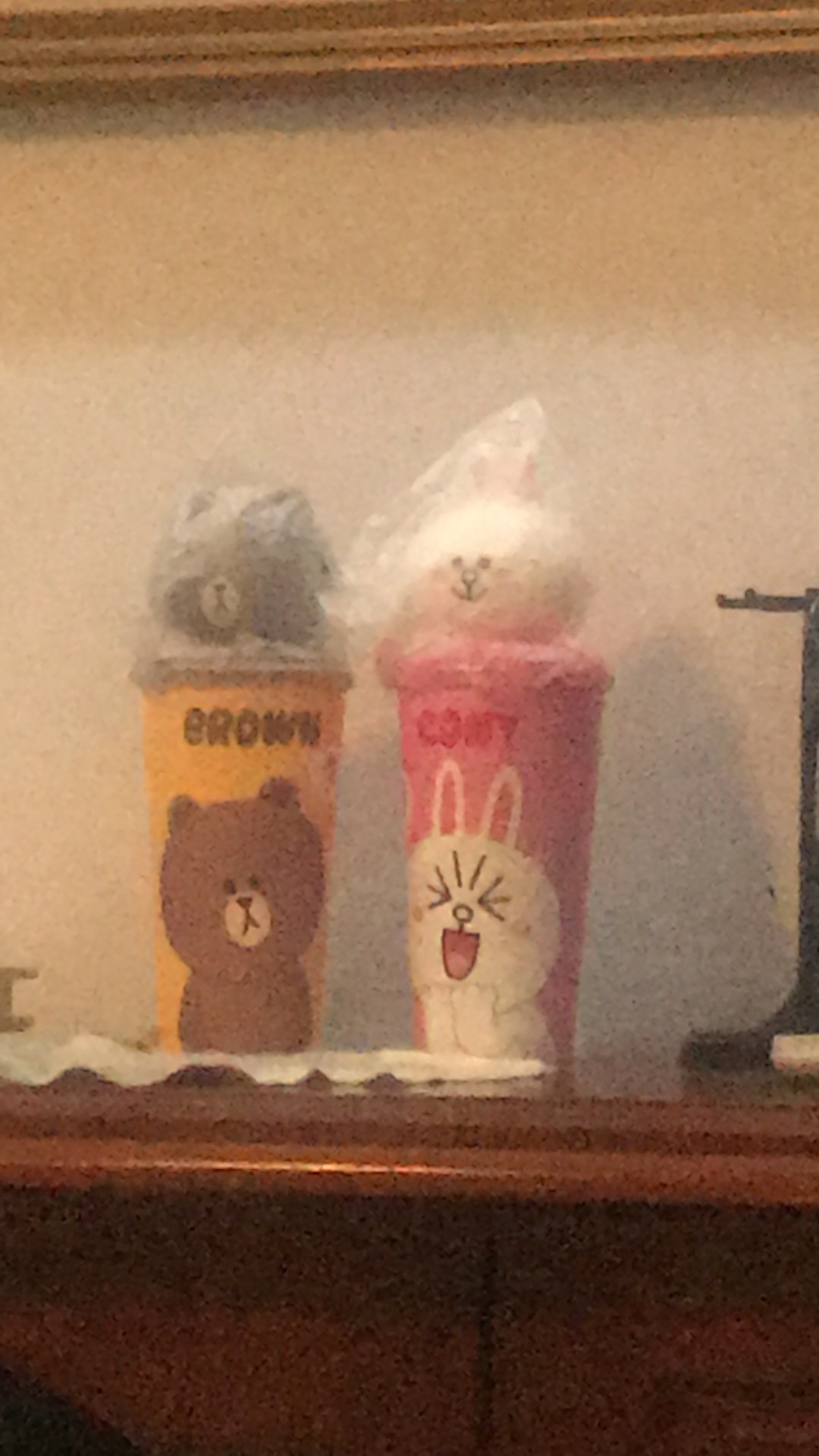 Ready Stok - Tumbler Line - Tumblr Line Cinemax  - Paket Sedotan  - Tumbler Line Cony Brown