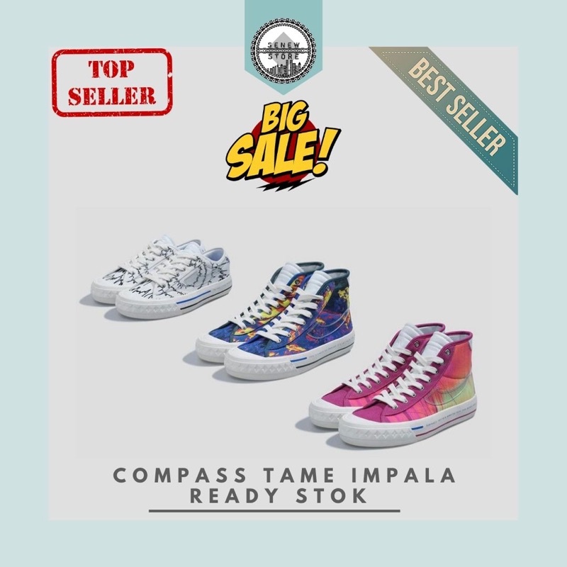Sepatu Compass Tame Impala / Compass Gazelle / Compass Retrograde / Compass proto / Compass Vintage