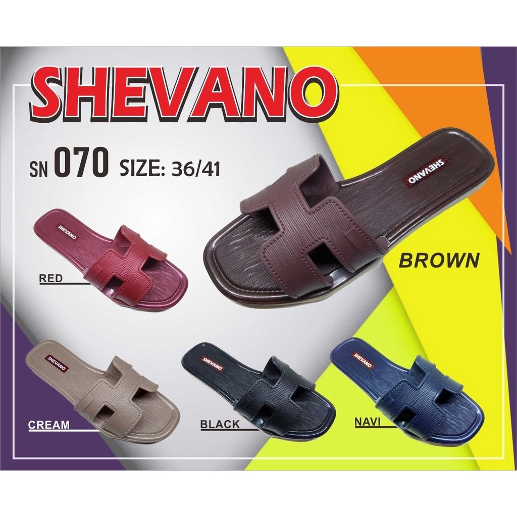 Sandal Slop Wanita Simple H Shevano 070