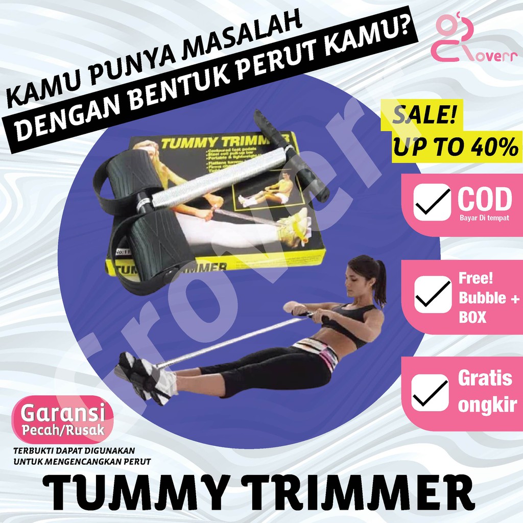 Alat Fitnes Gym Olahraga Rumah Pengecil Perut Sixpack Sit Up Tummy Trimmer Pembakar Lemak TMR2