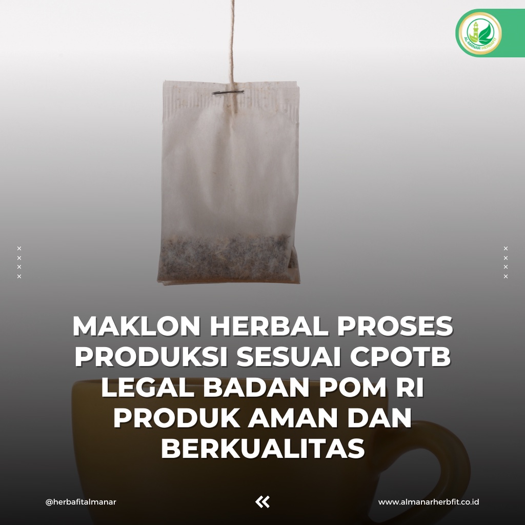 

Maklon teh herbal pelangsing CV Almanar herbafit