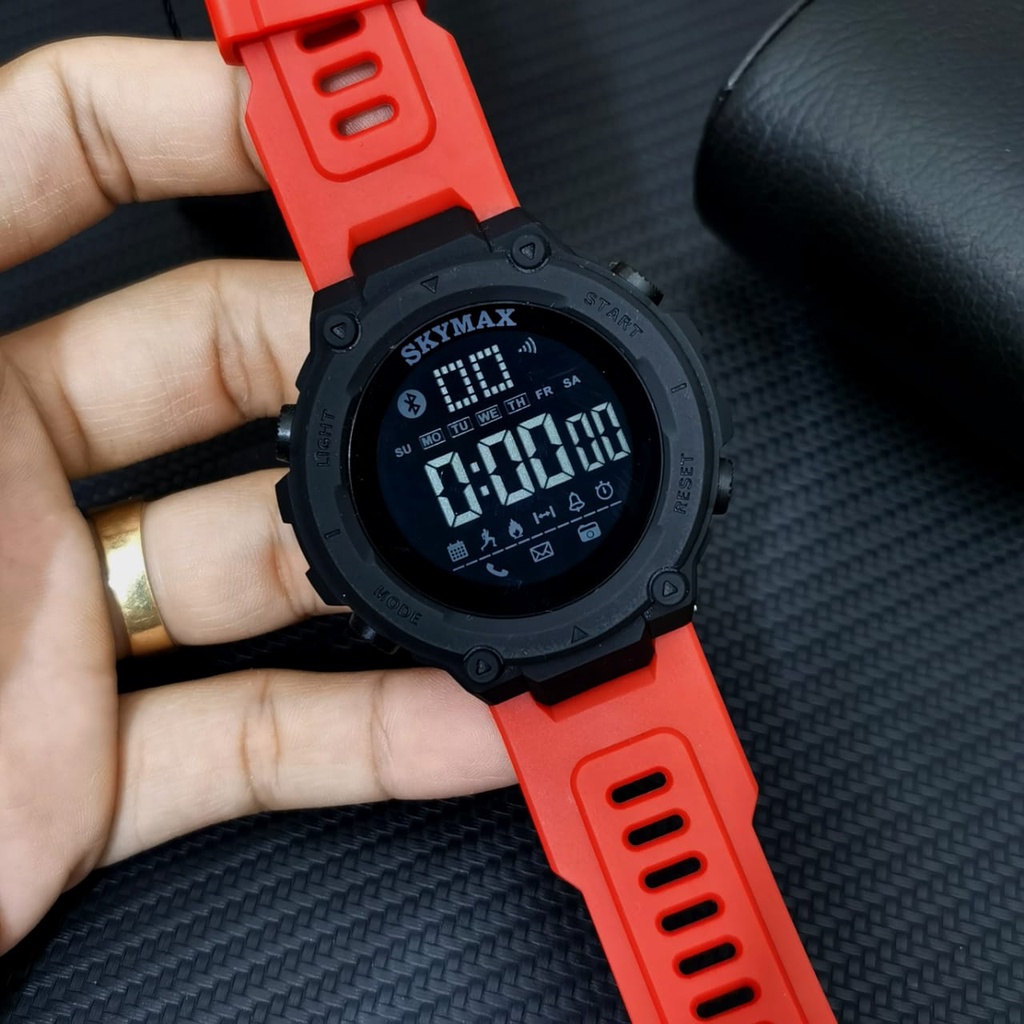 JAM TANGAN PRIA SKYMAX RUBBER DIGITAL - DIAMETER 4,5 CM