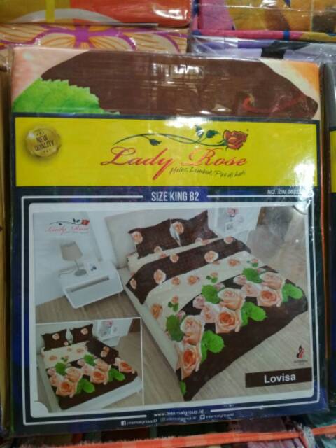 Sprei lady rose ukuran 180×200