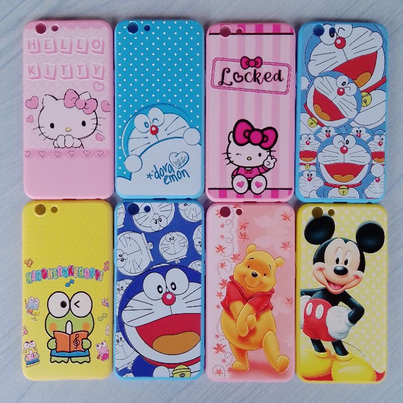 SofCase 3D Karakter Unik Tipe Hp Oppo F1 / F1S Case Karakter