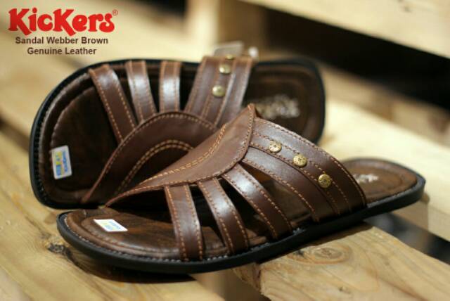 SANDAL KULIT ASLI KICKERS WEBBER