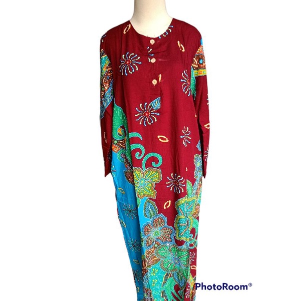 longdress kencana ungu label biru ( daster kencana ungu)