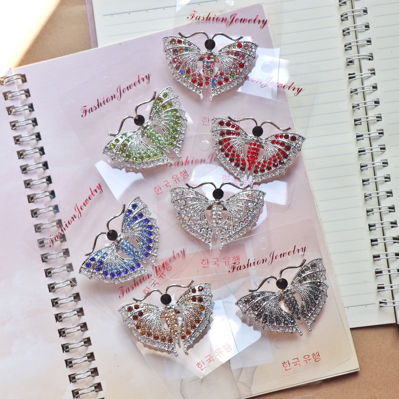 Bros Butterfly / Bros Kupu Kupu / Bros Kode SKW Part 6 Brooch Hijab Dada Bros Kebaya Bros Jilbab BZO