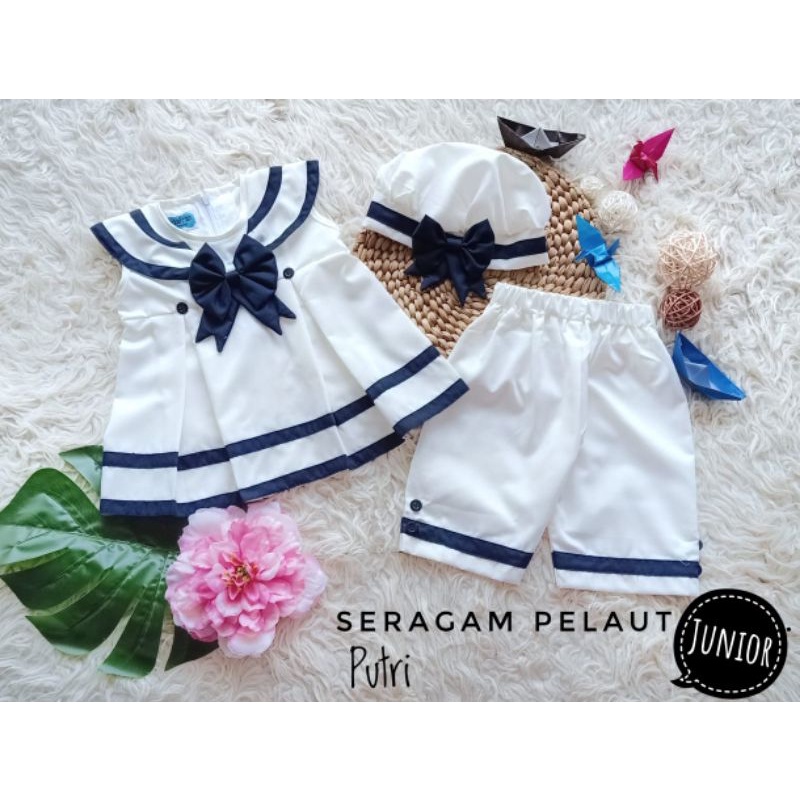 SERAGAM PELAUT ANAK / KOSTUM SAILOR ANAK / BAJU PELAUT ANAK MURAH