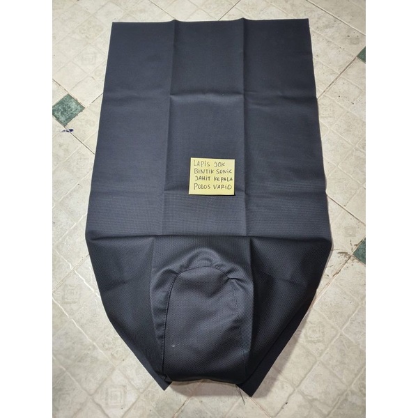 KULIT JOK LAPIS JOK MOTOR BINTIK PLUS JAHIT DEPAN VARIO 125 VARIO 150 BEAT BEBEK UNIVERSAL HIGH QUAL
