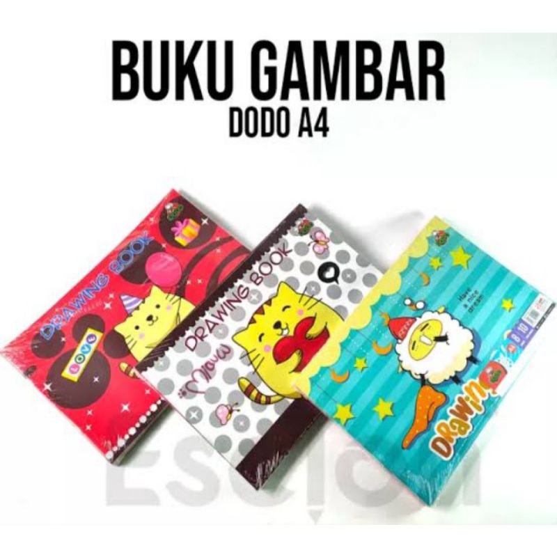 

BUKU GAMBAR A4 DODO DAN SIDU, DENGAN KUALITAS KERTAS TEBAL MURAH