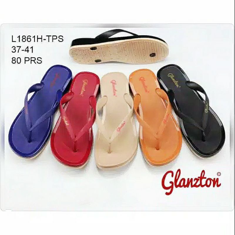 Sandal japit karet GLANZTON hak 3cm