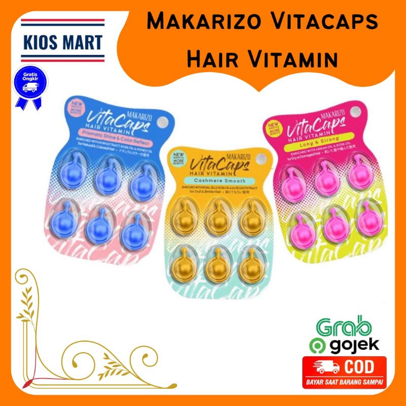 Makarizo Vitacaps Hair Vitamin 6X1 ml / Long Strong / Prismatic Shine / Cashmere Smooth