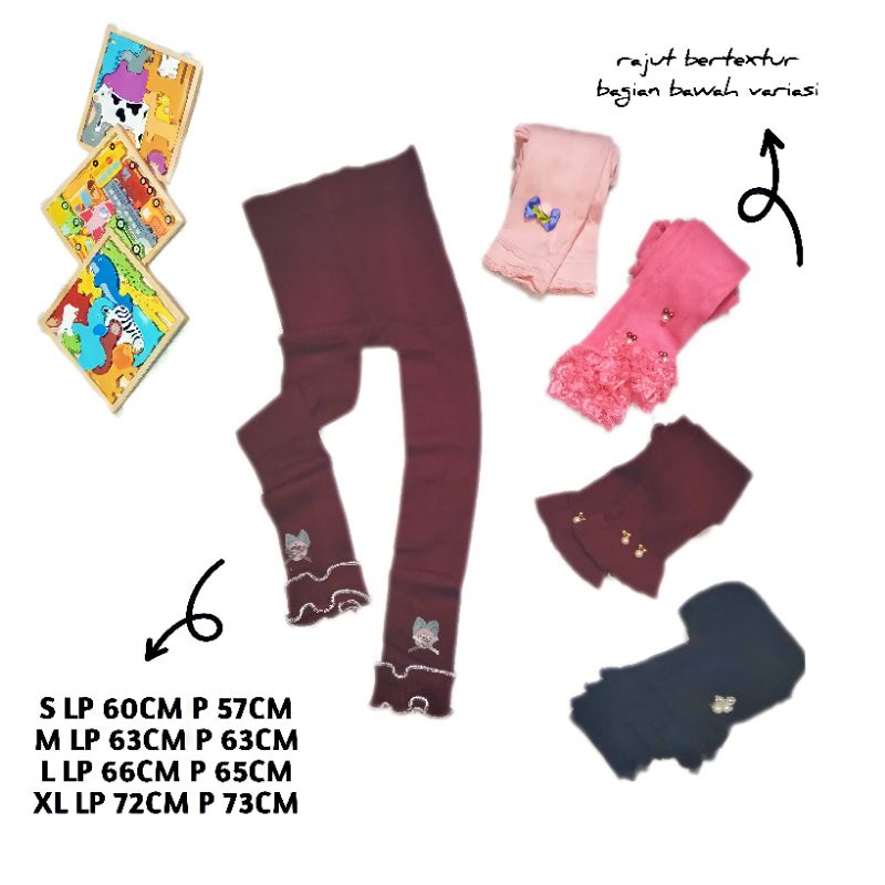 leging rajut anak import / leging knit anak import / leging cutbray anak import