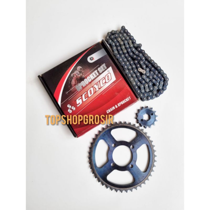 Gear Gir Set Gear Gir Paket Satria Fu150/Fu 150 Lama Carbu(SCOYCO)