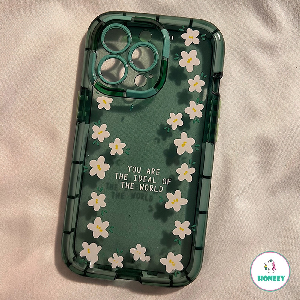 Casing Soft Case TPU Motif Bunga Daisy Vintage Untuk IPhone 13 12 11 Pro Max