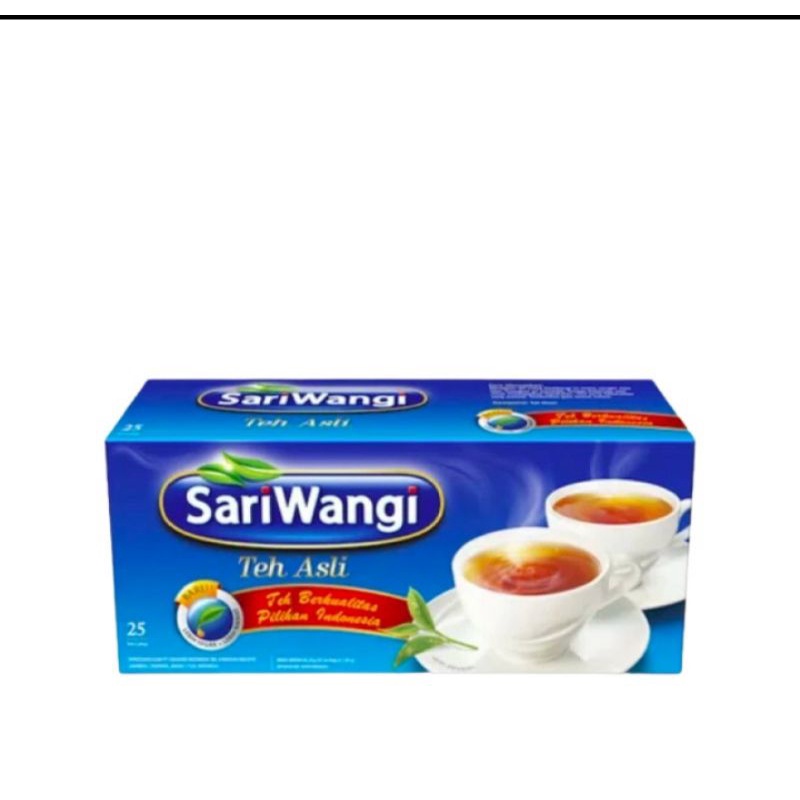 teh sari wangi isi 25 sachet