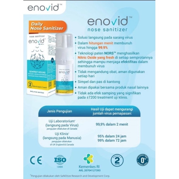 Enovid Nose Sanitizer