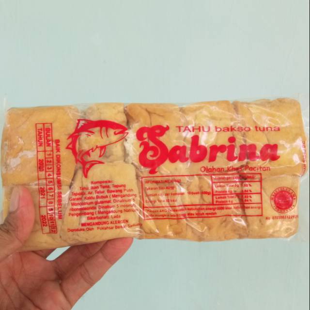 Jual Sabrina Tahu Tuna Sabrina Tahu Tuna Tahu Tuna Pacitan Tahu Frozen