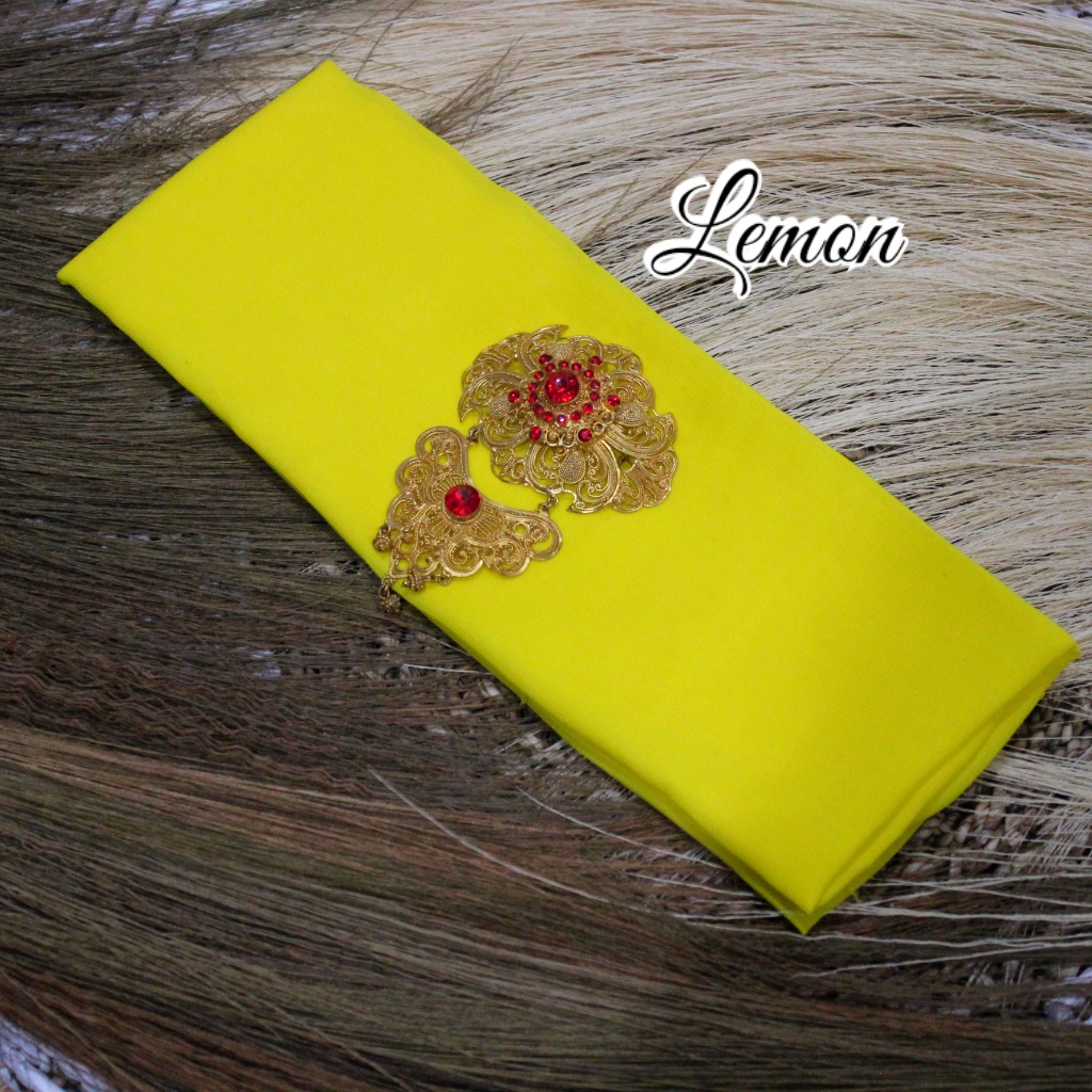 Selendang Sifon Hycon | Selendang Bali | Senteng-Lemon