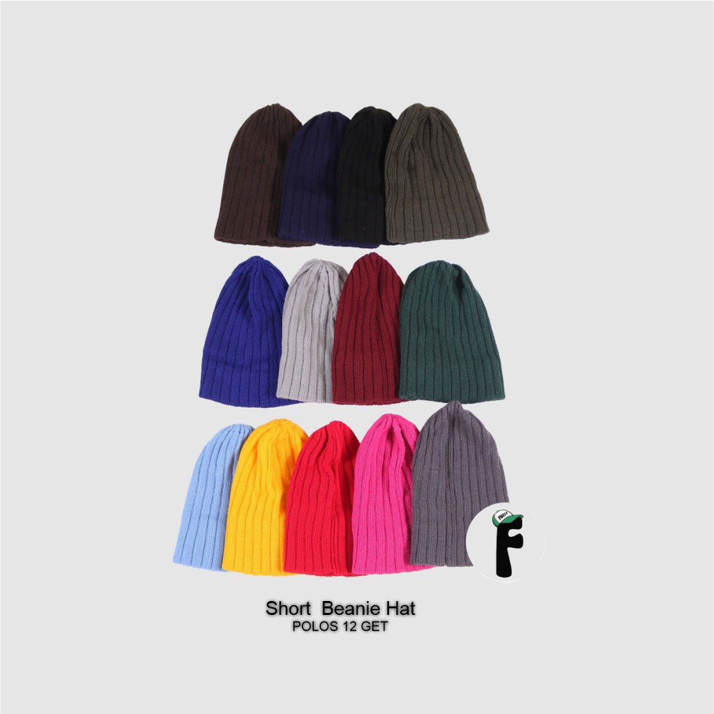 Kupluk Beanie 12 get Fuzzy Polos