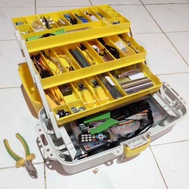 Kotak Penyimpanan Mt 300 - Victory Smart Box - Yellow/white