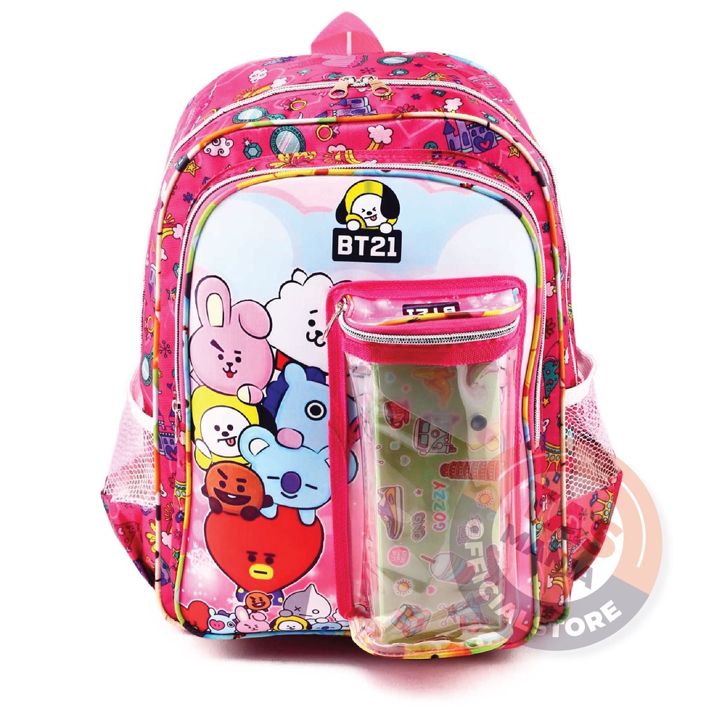 PTS Ransel Sekolah Anak TAS TAS ANAK HELLO TUBE + FREE TEMPAT PENSIL MIKA TAS SEKOLAH