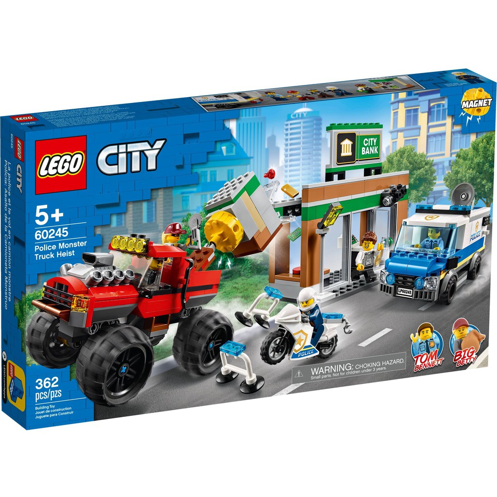 Toys LEGO City - Police Monster Truck Heist 60245