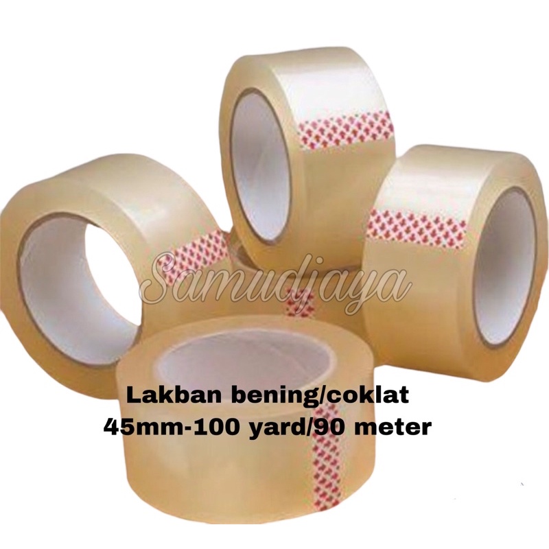 

lakban 100 yard bening/coklat