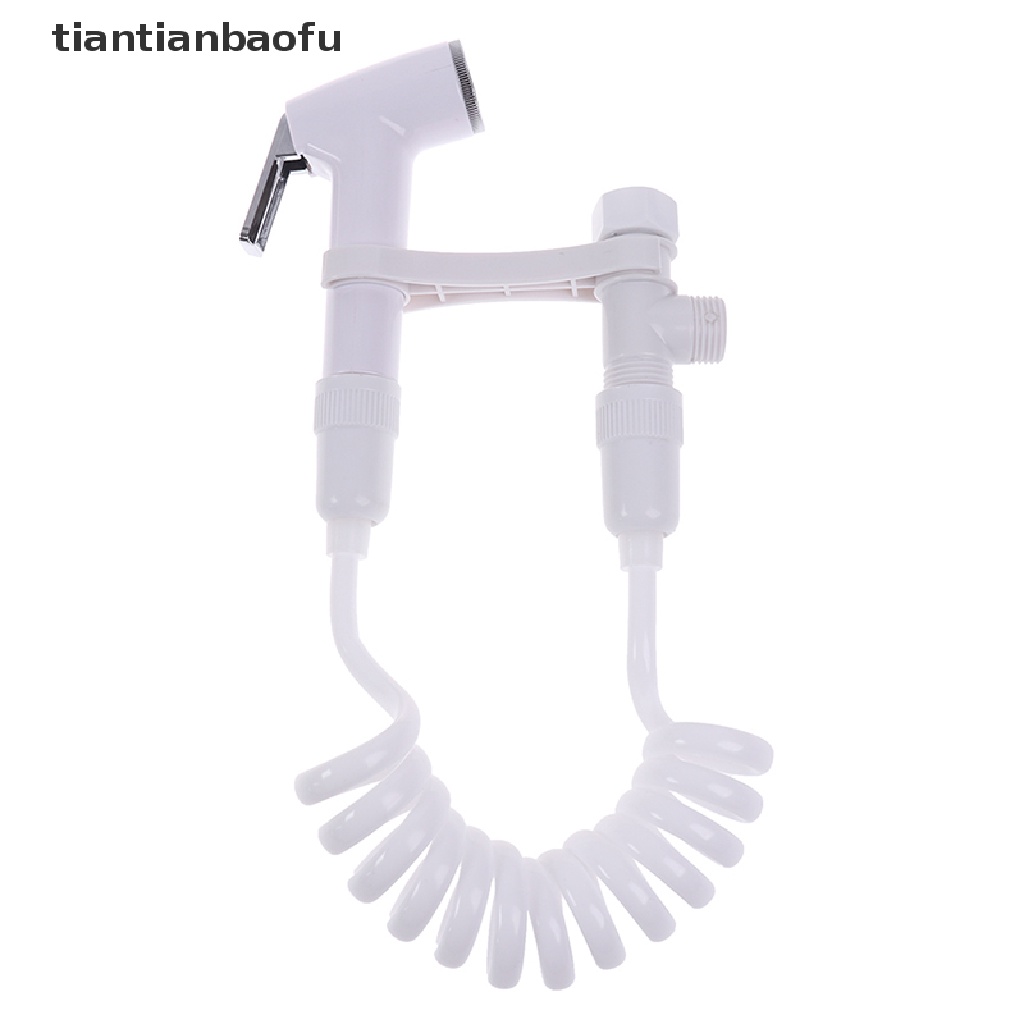[tiantianbaofu] ABS Portable Bidet Sprayer Set Handheld Adapter Bracket Toilet Cleaning Tools Boutique