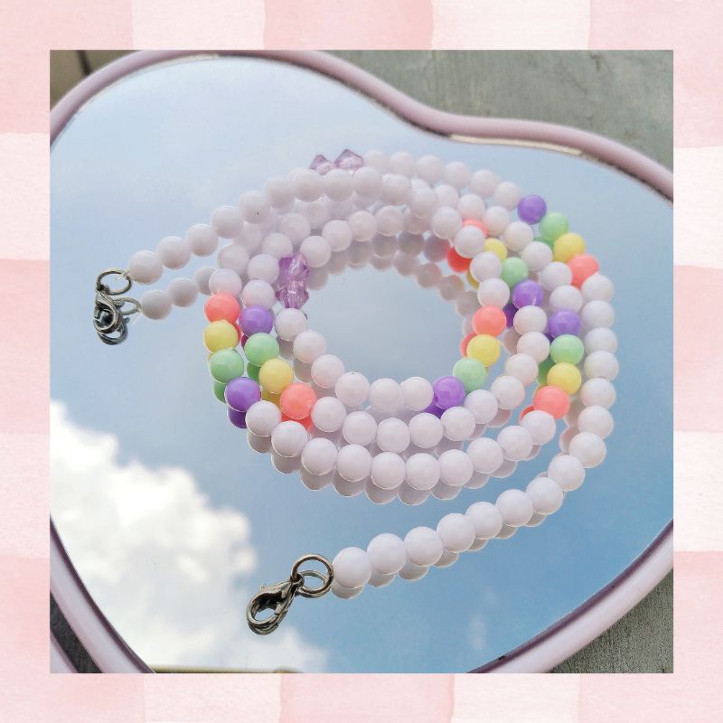 Strap Mask manik - manik