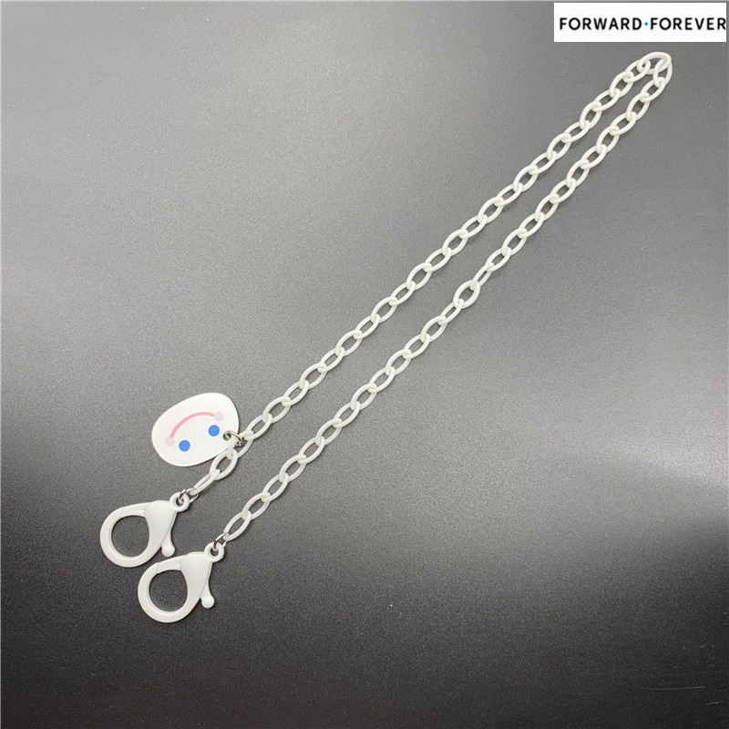 Fashion cute pendant acrylic mask chain mask anti-lost chain M60056