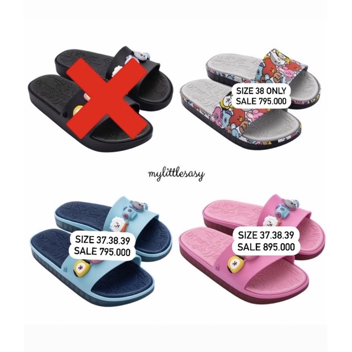 Melissa Beach Slide Next Gen + BT21 Ad