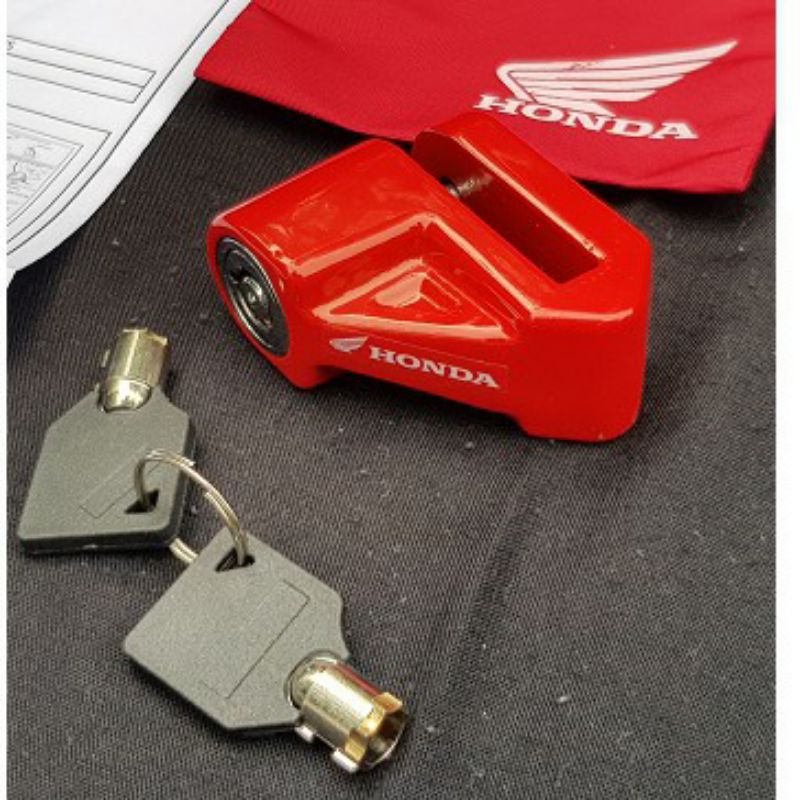 Kunci gembok cakram motor HONDA original