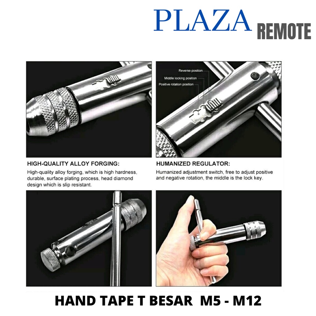 Gagang Handle wrench Tap Rachet / Rachet Handle Tap M3-M10