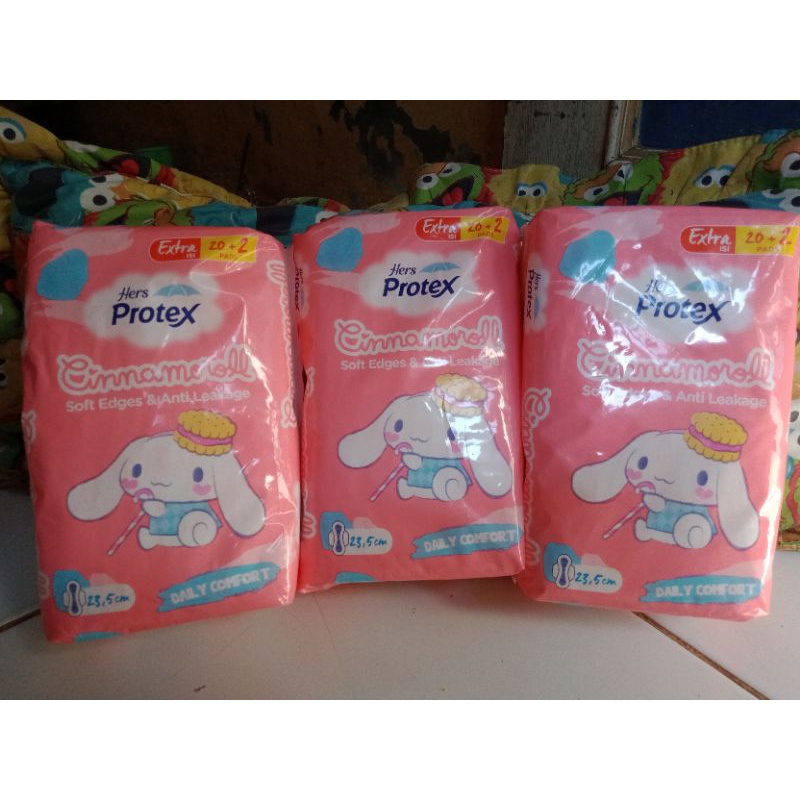 hers protex daily comfort cinnamoroll 20+2