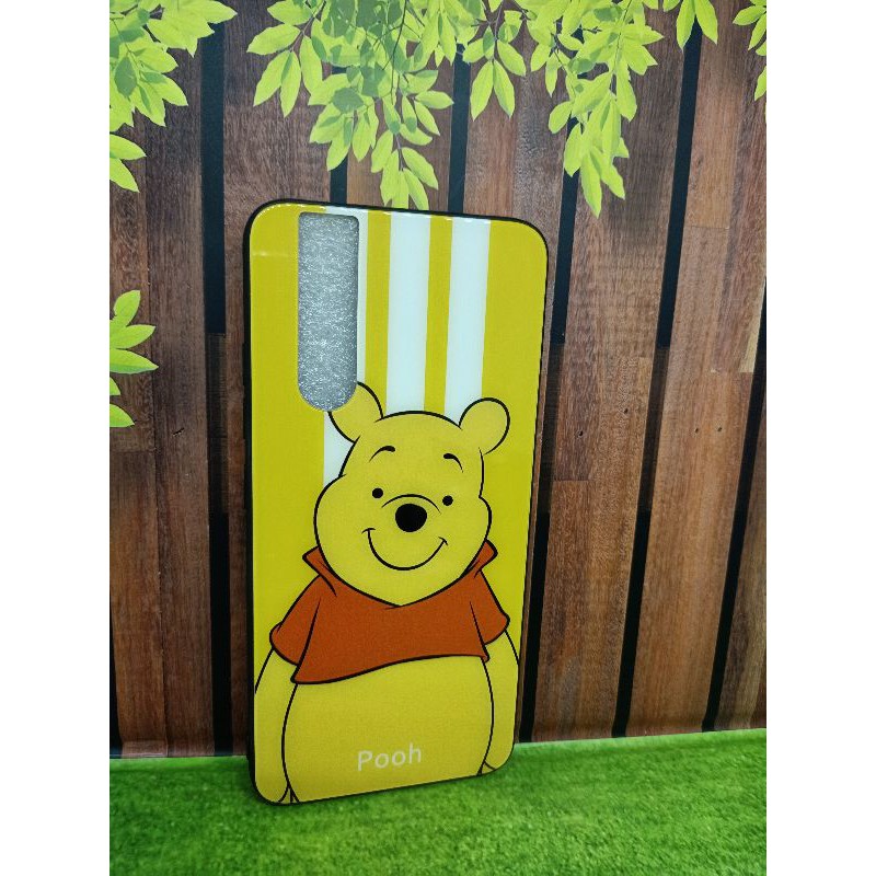 softcase gambar belakang bahan kaca Vivo V15pro