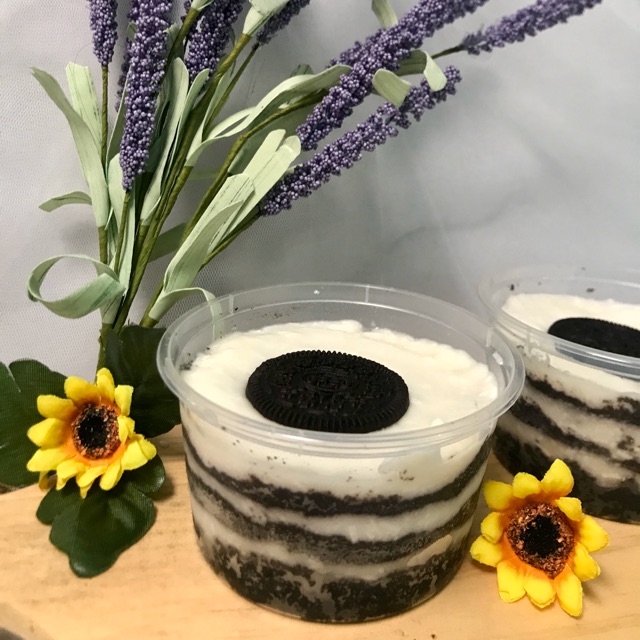 Oreo cream cheese dessert box cup