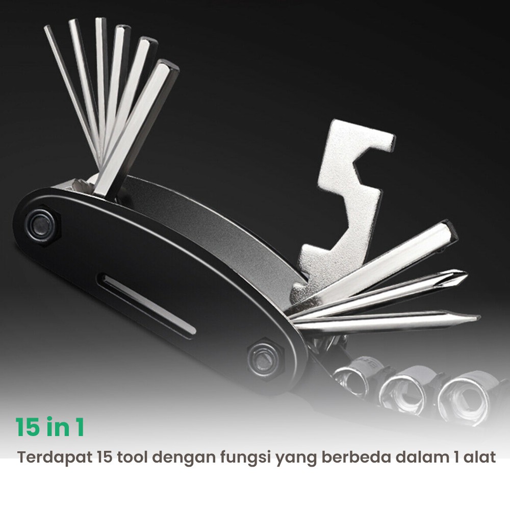 Kunci Toolkit Sepeda 15 in 1 Repair Tool