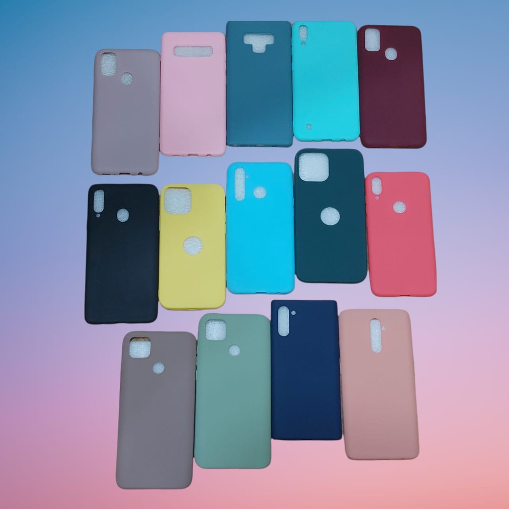 SOFTCASE SOFT CASE CASING SILIKON MACAROON CANDY OPPO A1K / A5S / A5 2020 / A7 / A9 2020 / A12 / F9 / F11 / F11 PRO