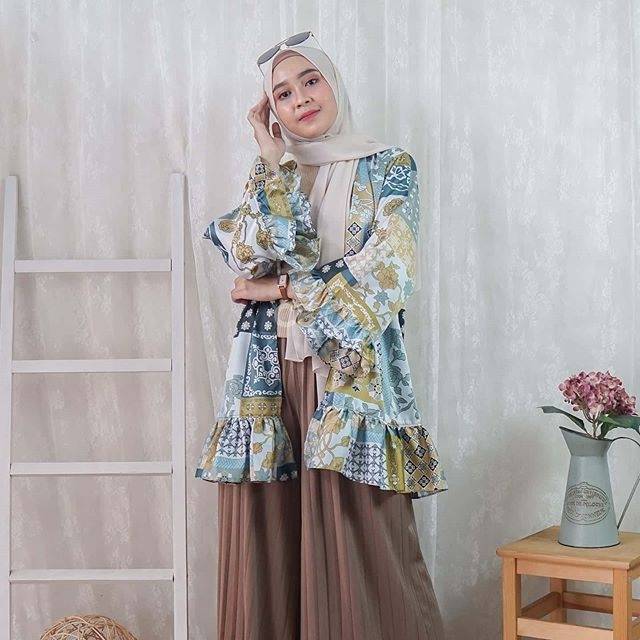 KAWAI Outer by CB.CO | outer cardigan loose motif jumbo-2