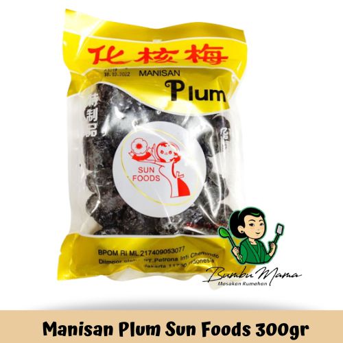 

Sun Foods Manisan Buah Plum / Sunfood Hitam Kering Tanpa Biji 300 gr