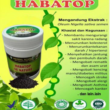 200 Kapsul Habatop Jumbo De Nature Garansi Asli Berhologram