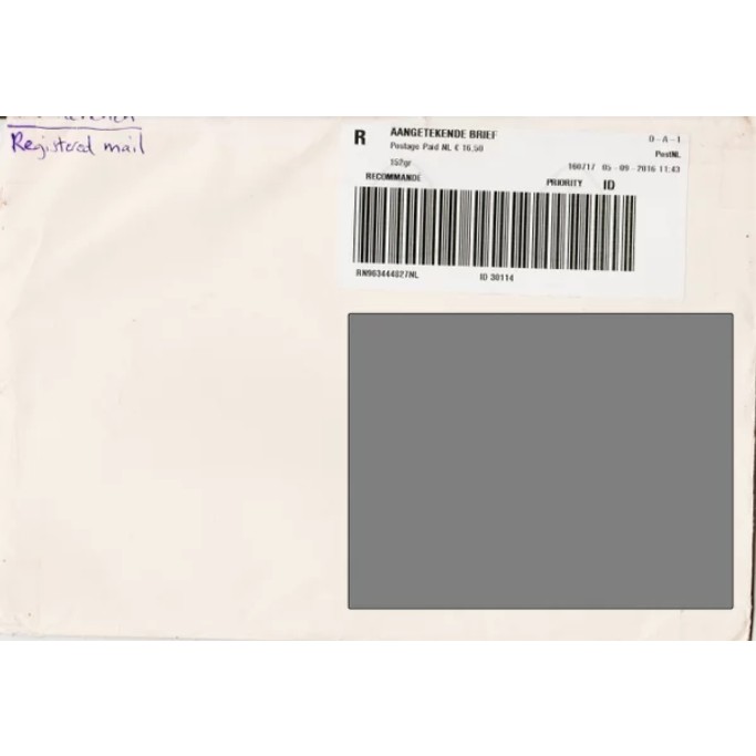 

Perangko Filateli A1 Netherlands Registered Cover 05.09.2016 To Indonesia
