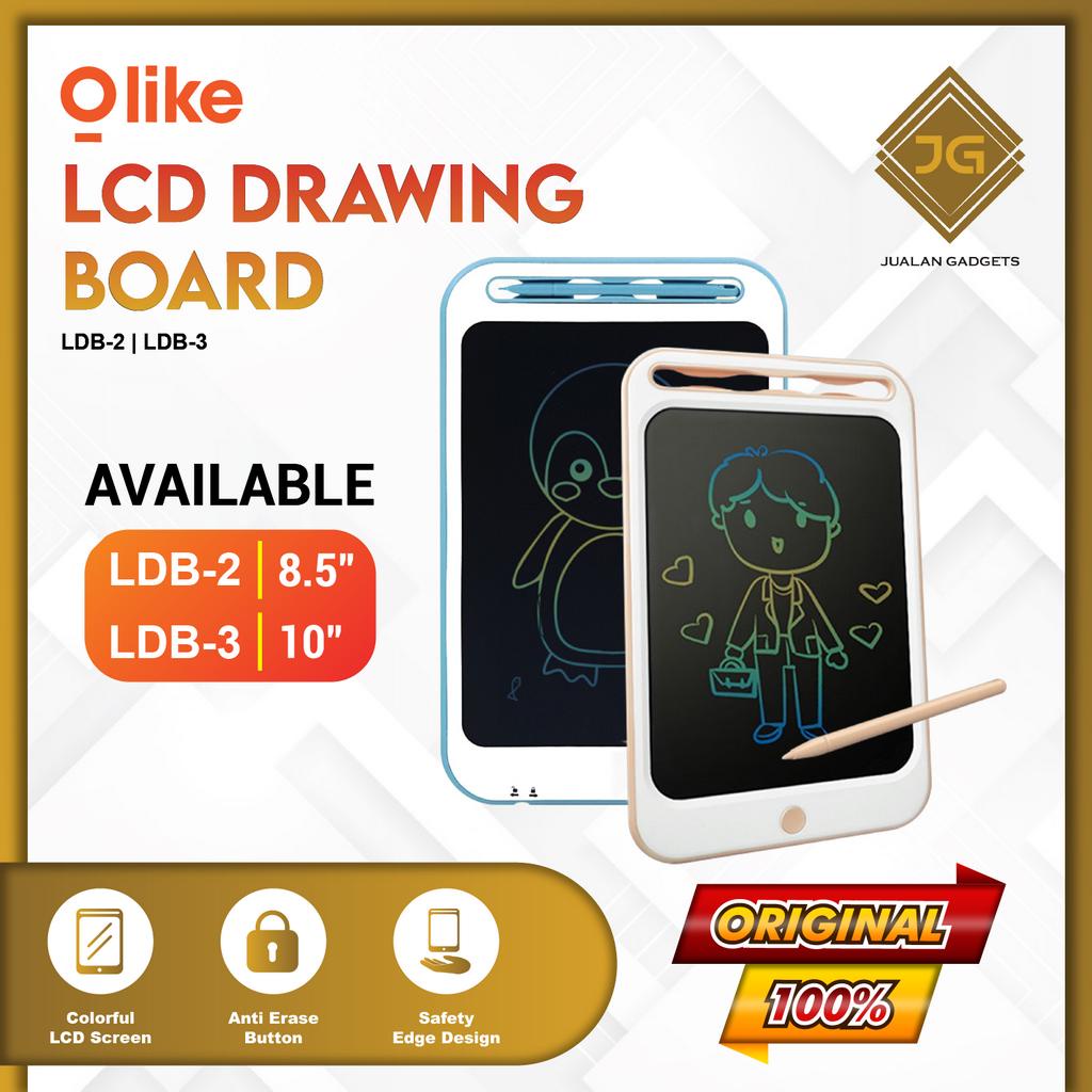 Olike LCD Drawing Board / Papan Gambar Anak - Garansi Resmi
