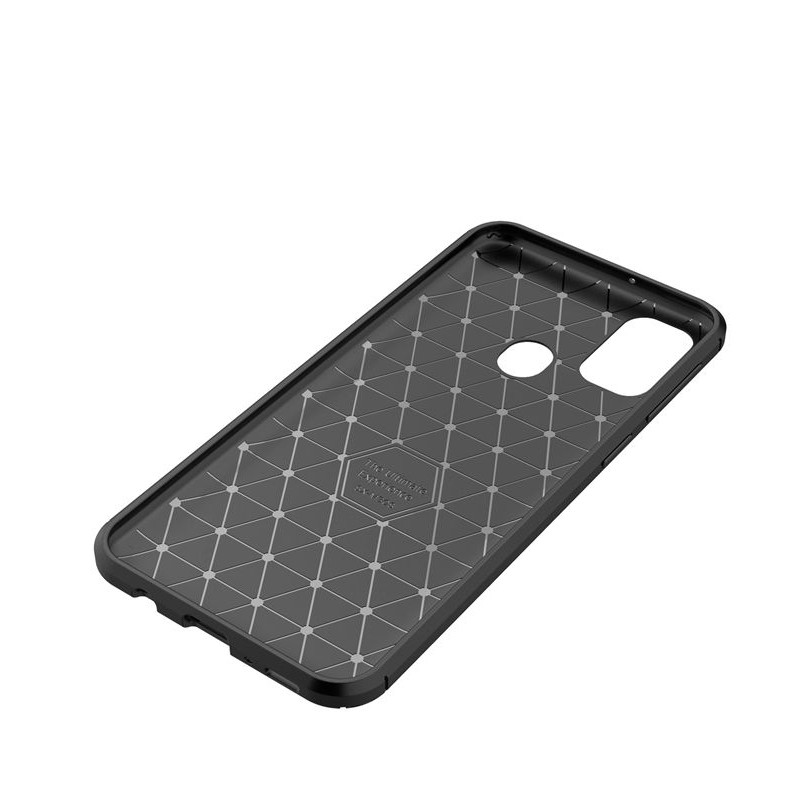 Soft case Carbon Infinix Hot 9 Play - Softcase Karbon Slim Hitam Hot 9play Case Tpu Silicon Premium