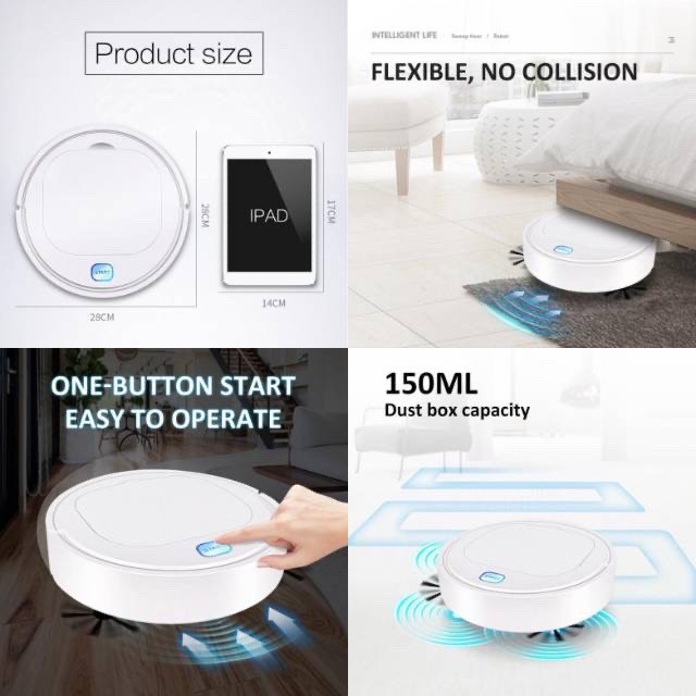 SMART VACUUM CLEANER ROBOTIC BY DELLA NOVIA / VACUM CLEANER ROBOT BY DELLA NOVIA