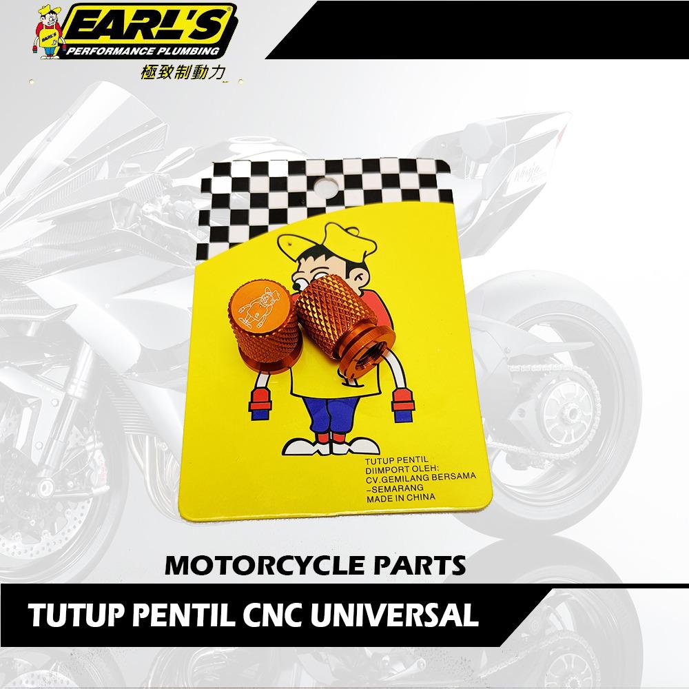 TUTUP PENTIL SISIK EARLES  VARIASI  WARNA  FULL CNC  UNIVERSAL MOTOR