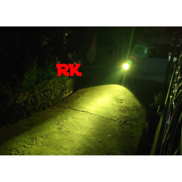 Lampu Sorot Led Kuning 20 Watt Owl Bahan Alumunium Anti Air Anti Kabut Anti Badai