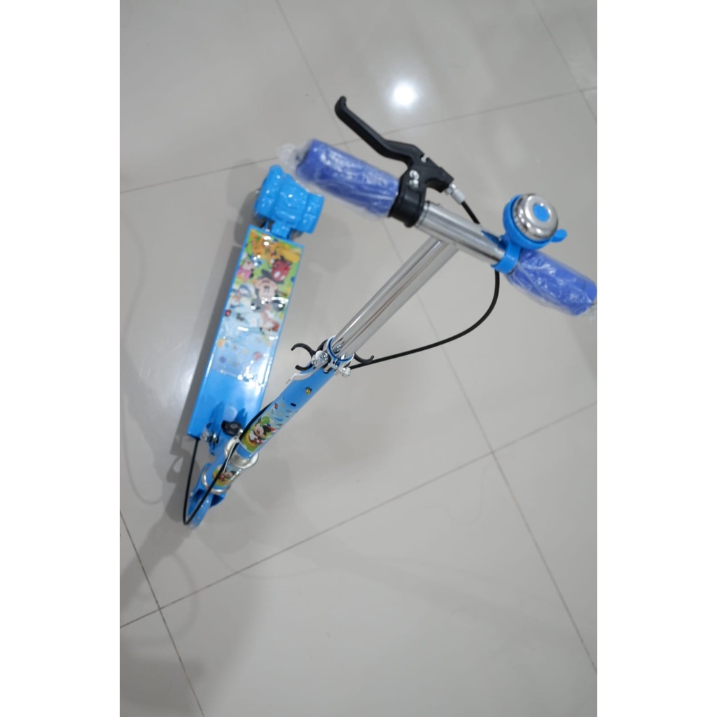 Scooter Otoped Anak Roda 3 Gambar Karakter / Otoped anak roda 3 + Bell dan Rem Tangan / Scooter anak